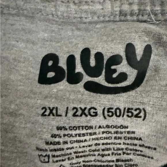 Dad Bluey Gray Graphic T-Shirt - Picture 4 of 4